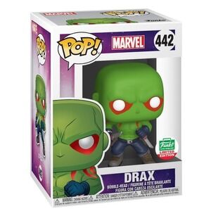 Funko Pop Drax 442 Funko Shop Limited Edition Vinyl Figure Guardians Green